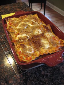 Baked lasagna