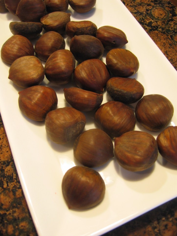 Chestnuts before Roasting