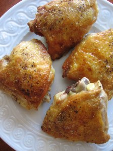 Browned Chicken Thighs