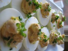 Deviled Eggs with Shrimp