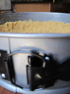 Graham Cracker Crust in Springform Pan