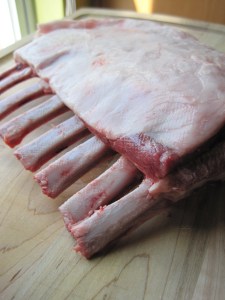 Rack of Lamb with Fat Still Attached