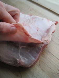 Removing fat using my hands