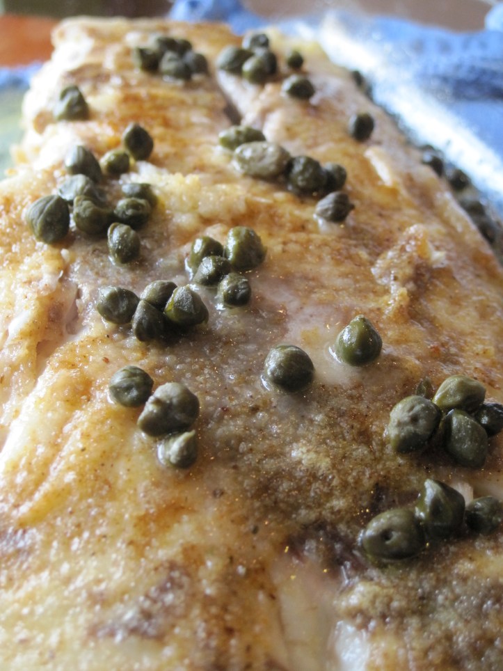 Pan-Browned Red Snapper with Lemon and Capers