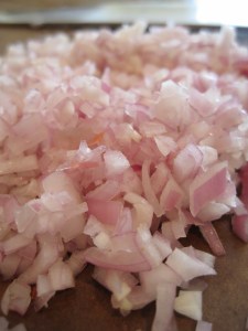 Finely Chopped Shallot