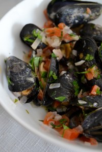 Steamed Mussels