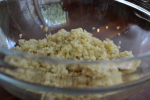 Cooked quinoa