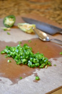 finely chopped jalapeño