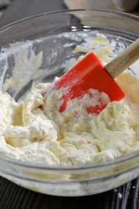 Gnudi dough before adding flour