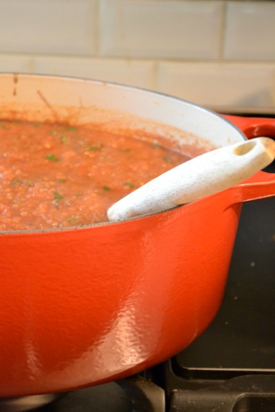 Roasted Garlic Tomato Sauce
