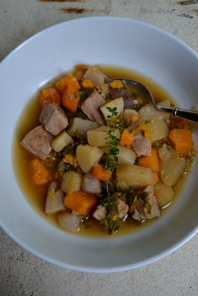 Pork Shoulder and Root Vegetable Stew