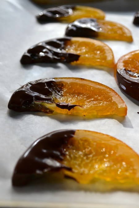 Dipped Oranges Slices