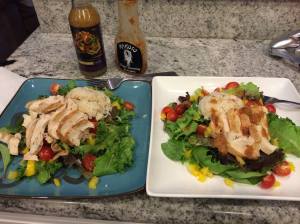 Master Worth Salad with Sliced Chicken Breast