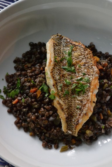 Pan-Seared Black Bass