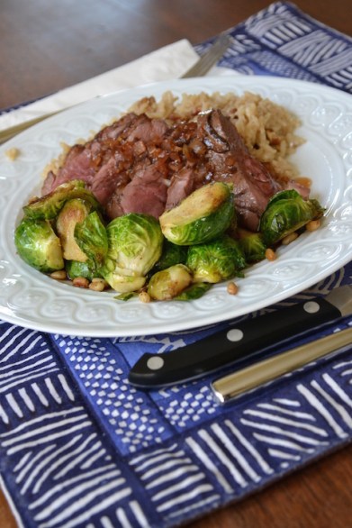 Duck with Cumberland Sauce