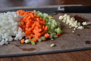 Mirepoix for Soup