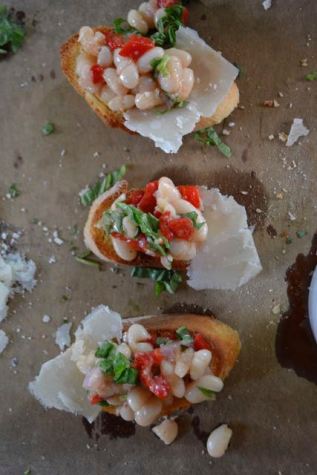 Bruschetta from Above