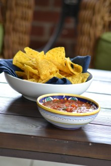 Chips & Roasted Tomato Salsa