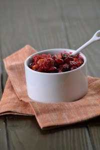 Bowl of Cranberry Chutney