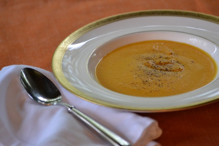 Butternut Squash, Pumpkin and Sweet Potato Soup