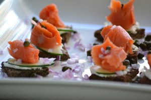 Smoked Salmon Canapes