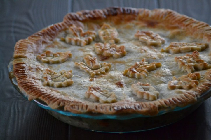 Turkey Pot Pie with Mushrooms