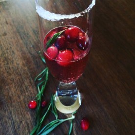 Cranberry-Rosemary Sparkler