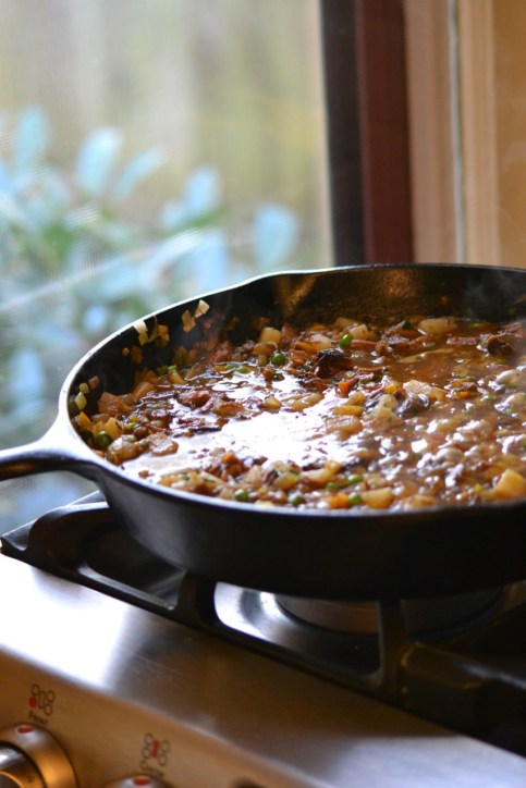 Saltena Filling Simmering