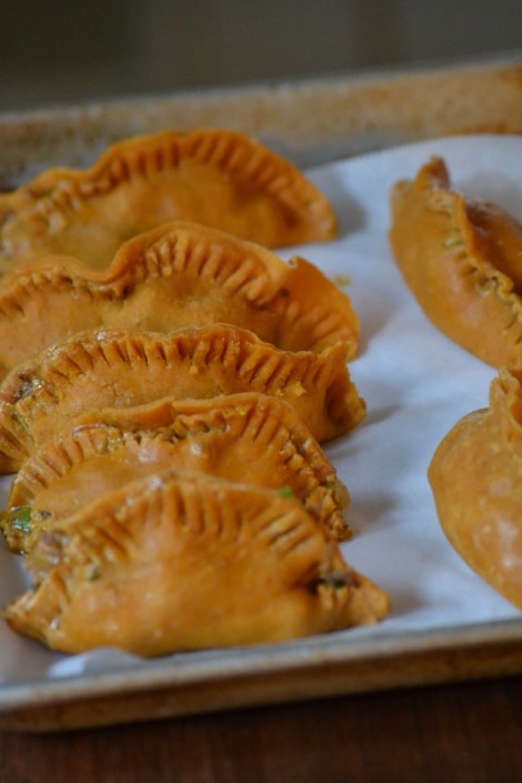 Saltenas Ready for the Oven