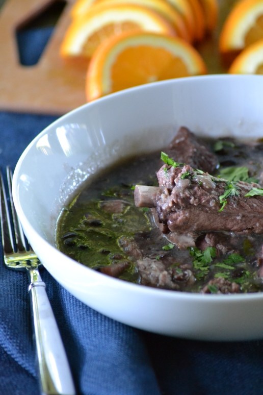 Brazilian Feijoada (Black Bean Stew) - www.mincedblog.com