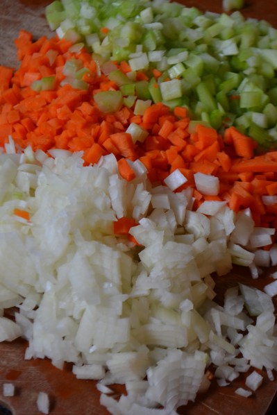 Mirepoix for Chicken Meatball Soup (www.mincedblog.com)